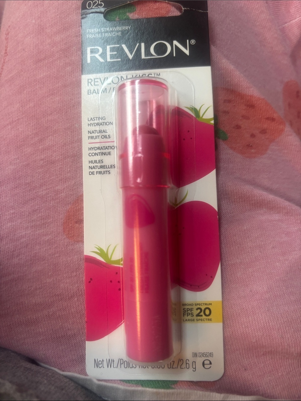 Revlon Fresh Strawberry Tinted Lip Balm - Bright Pink